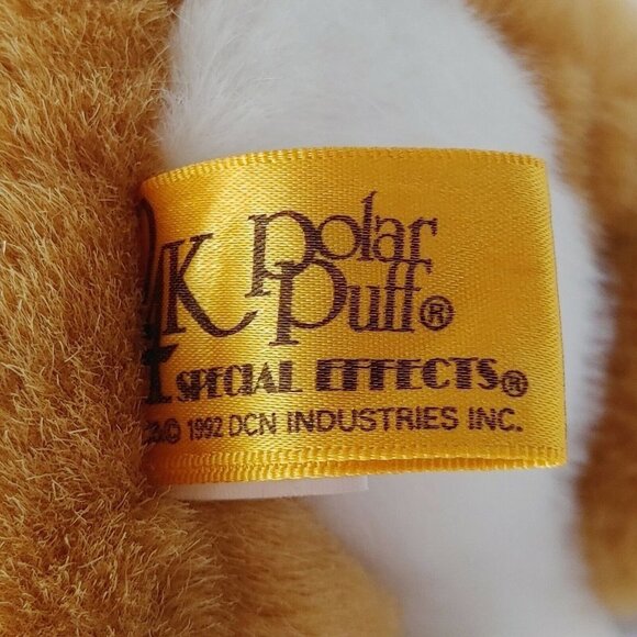 24K Polar Puff Special Effects Plush Stuffed Toy 1992 Vintage No. 4121 Logan - Picture 5 of 6